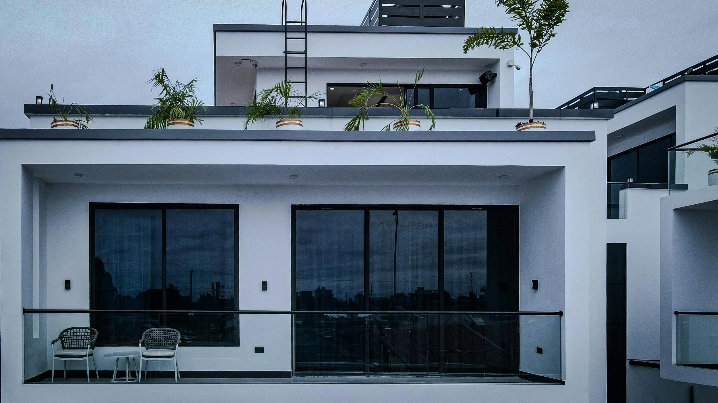 Modern apartment building exterior in Dar es Salaam